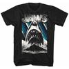 Jaws Jaws Slim Fit Black Unisex T-shirt