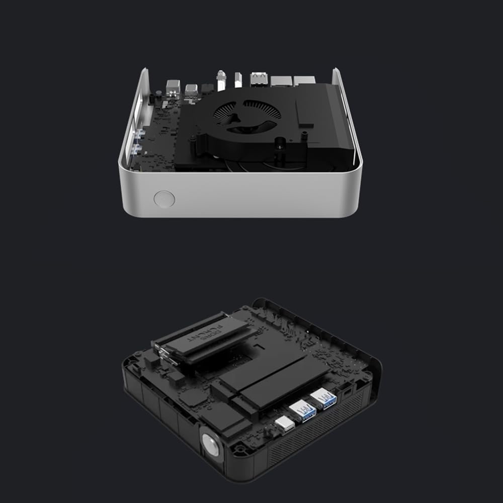 GZBOX Mini PC Small PC Mini PC Ultra High Performance Windows 11 Pro Оснащен AMD Ryzen7 8845H Small PC 16 ГБ 5600 МГц DDR5 500 ГБ NVMe SSD