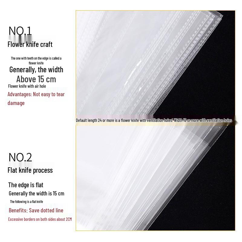 Индивидуальная прозрачная самоклеящаяся OPP-пакет для одежды с логотипом