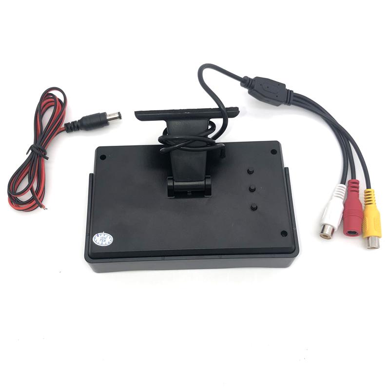 Автомобильная камера заднего вида с широким углом обзора 4,3" TFT LCD дисплей или монитор с водонепроницаемым ночным видением и функцией заднего хода, простая установка