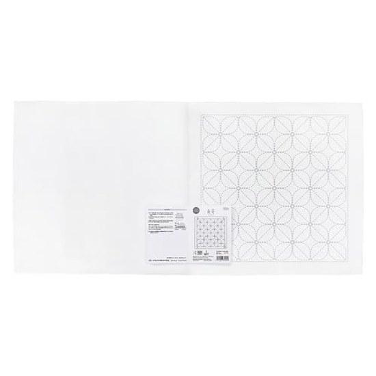 Orimpasu Sashiko Hanafukin Cloth Pack Hanamon (White) H-1141