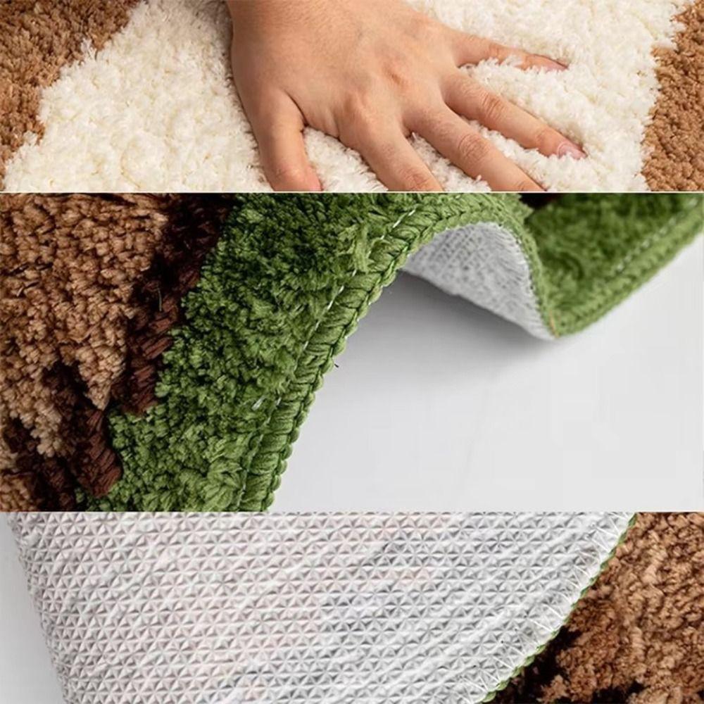 Kawayi Cat Carpet Washable Non-Slip Mat New Nordic Cartoon Carpet Living Room