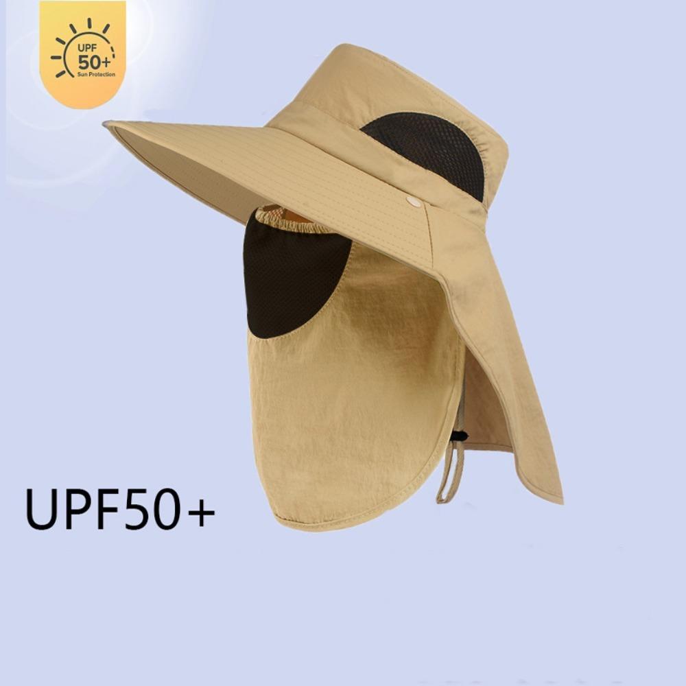 Caps Mask Set Fisherman Hat Sunscreen Sun Hat Durable Bucket Hat Outdoor