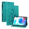 For Realme Pad Mini (Models  RMP2105, RMP2106) PU Leather Exquisite Floral Embossed Design Tablet Case
