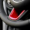 Steering Wheel Strip Panel Cover Trim 1PCS For Jeep Compass 2017- Bright Red