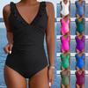 Women's One-piece Fashion Bikini Solid Colour Sexy With Bra Pads No Steel Bra Swimsuit