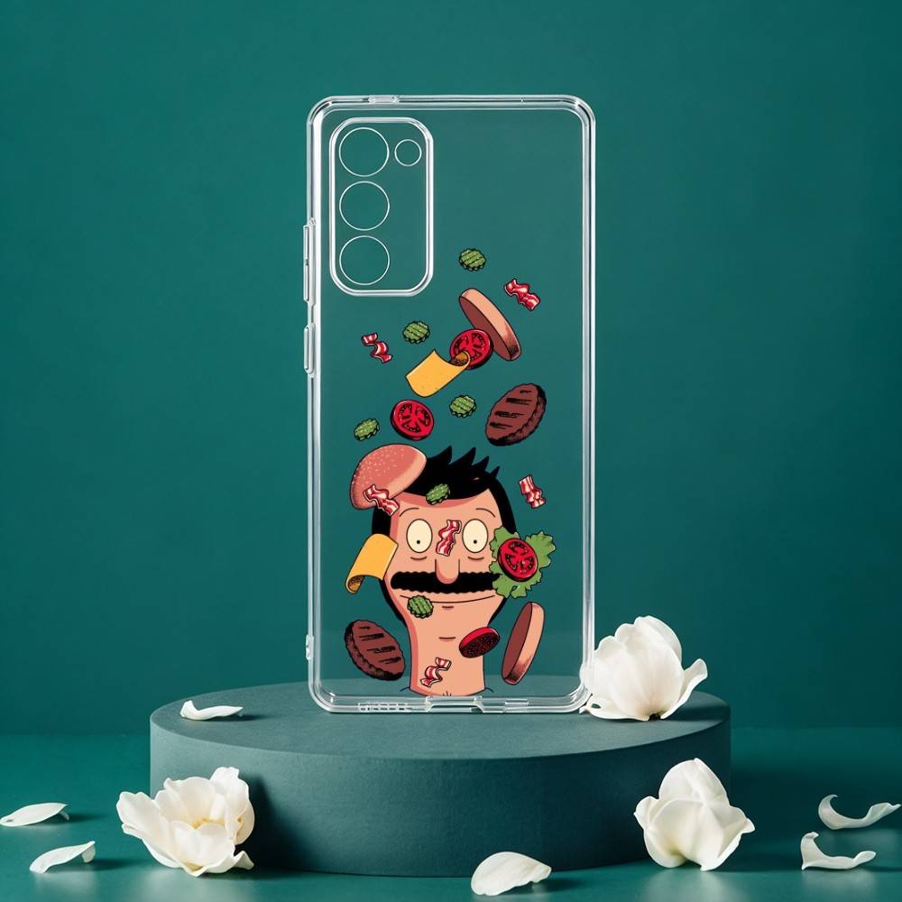 Чехол для телефона B-Bob's B-Burgers-RS для Samsung Galaxy S24 S25 S23 S22 S21 Plus S24 S25 Прозрачный чехол
