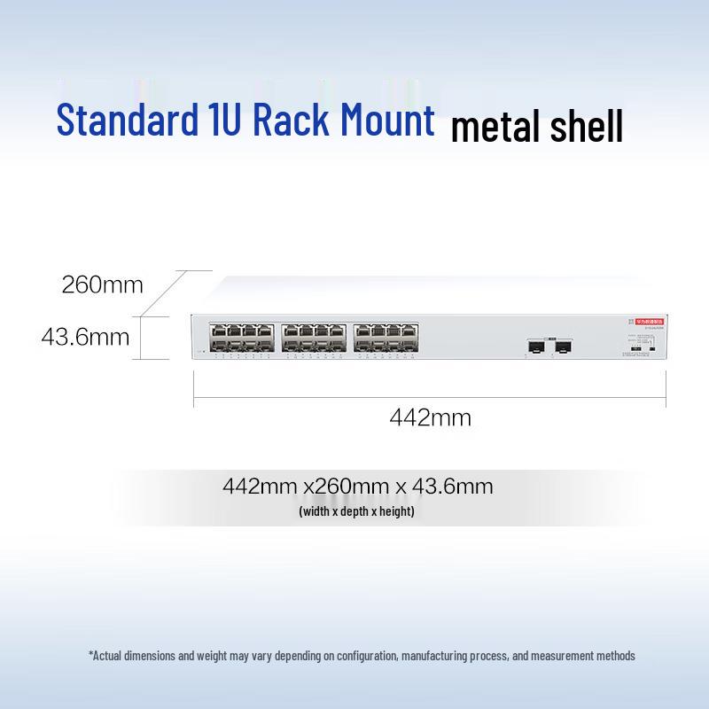 Huawei S110-24LP2SR 24-Port Gigabit Unmanaged PoE+ Switch