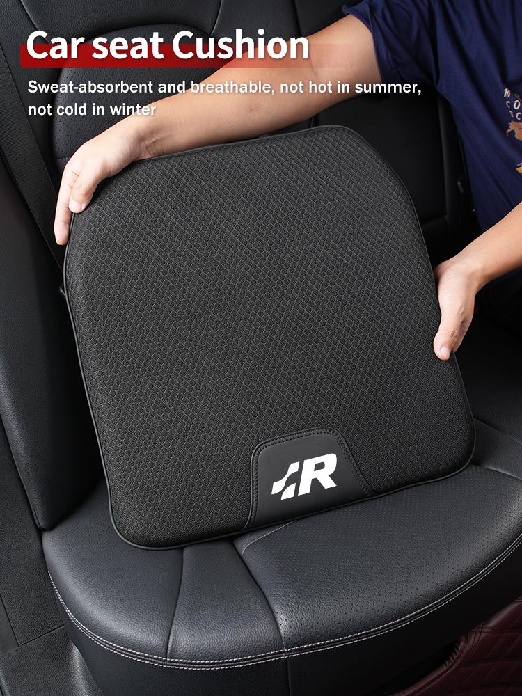 LEG1 Car Breathable Ice-Silk Booster Height Increasing Seat Cushion Auto Interior For VW R Scirocco Jetta Polo Golf Sharan Touran