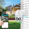 2MP PTZ IP Kamera Wifi Ochiq havoda AI Odamni Aniqlash Audio 1080P Simsiz Xavfsizlik CCTV Kamerasi P2P RTSP 4X Raqamli Zum Wifi Kamera