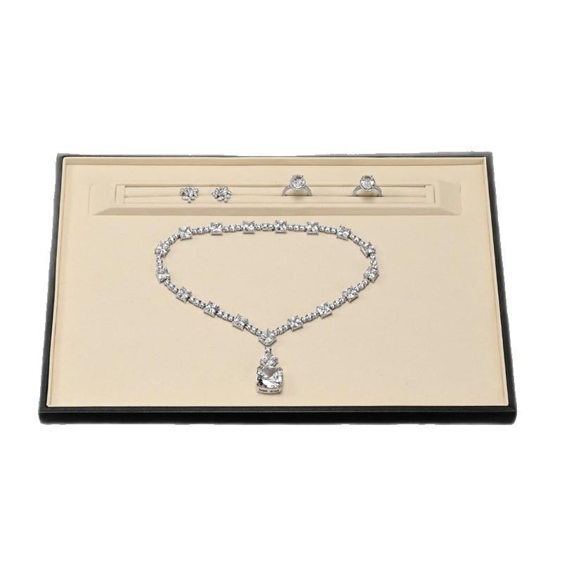 Multi-Functional Jewelry Storage Tray for Rings, Necklaces & Earrings Display Organizer