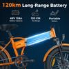 ENGWE folding electric bicycle, 48V 13Ah battery, range of 50-120 kilometers, 20-inch wide tires, 7 speeds, EP-2 Boost.