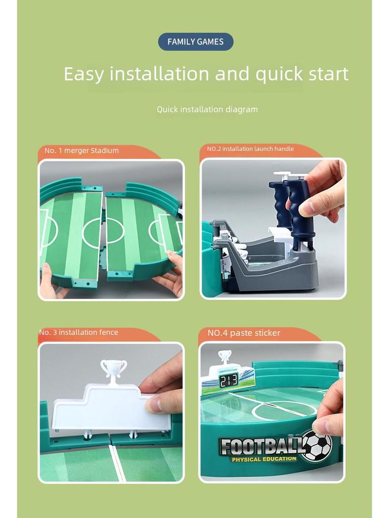 Children's Desktop Football Game: Educational Handheld Battle Machine for Parent-Child Play