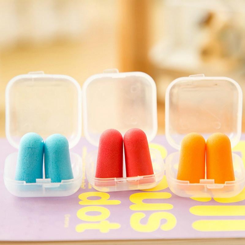 5 Pairs Soft Foam Ear Plugs Travel Sleep Noise Prevention Earplugs Noise Reduction for Travel