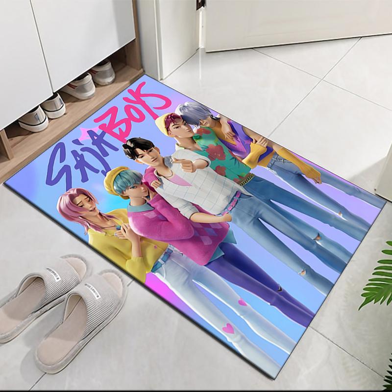 Saja Boys Printed Carpet, for Office Chair Living Room Bedroom Kitchen Room Decor Gifts.