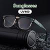 Retro Fashionable Square Framed Sunglasses Unisex Individualistic High-End Uv400 Protection Street Photography Shades Glasses
