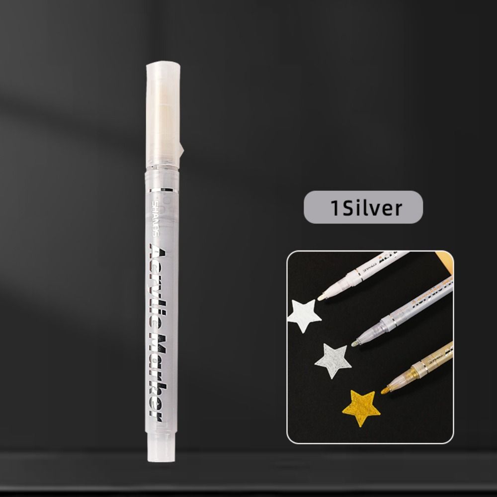 Archival Ink Art Marker Fine Line Pens White Painting Graffiti Pens High Gloss Pen Artists