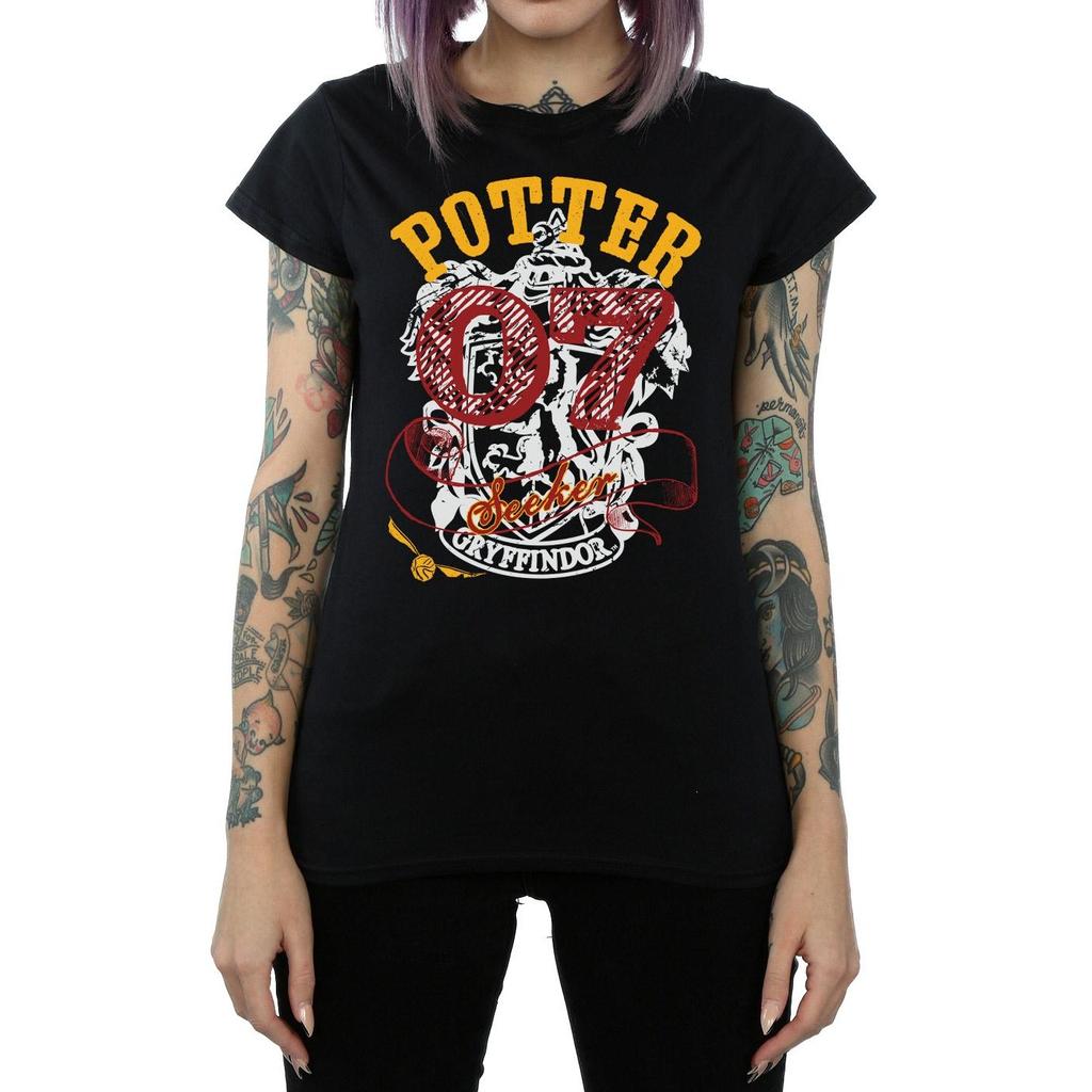 Harry Potter Womens/Ladies Gryffindor Seeker Cotton T-Shirt