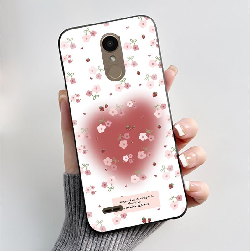 Чехол для телефона LG K10 2018/K11 2018/K11 Plus/K11+ Чехол Роскошный Модный Бабочка Цветок Мягкий ТПУ Черный Силикон Желейный Чехол