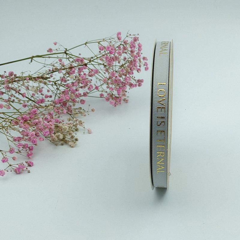 1 см качественная термофиксированная лента для горячего тиснения с нитками для упаковки цветов с надписью