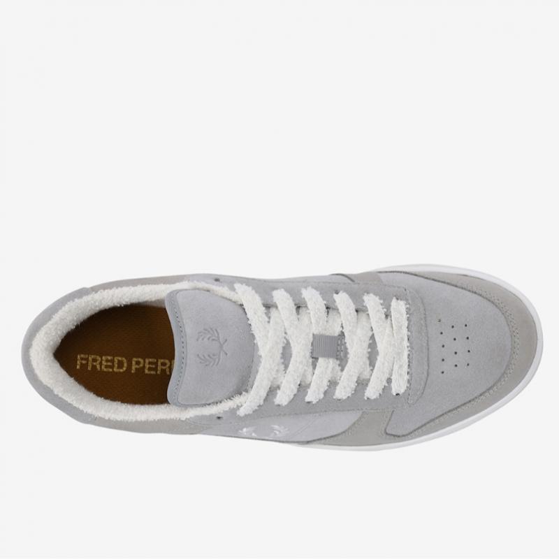 Fred Perry Мужские Кроссовки S B300 Текстурированная Замша Нубук Sfpm2438322 X41