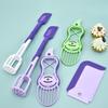 Food Grade Kitchen Baking Three Knives, Household Gadgets, Scraper, Stirring, Egg Beating Press, Puree, Slitting Spatula Combina