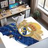 Real Madrid Football Pattern Rug, Indoor/Outdoor Mat, for Picnic, Gameroom, Bedroom, Office, Living Room, Home Decor Carpet, Birthday Gift