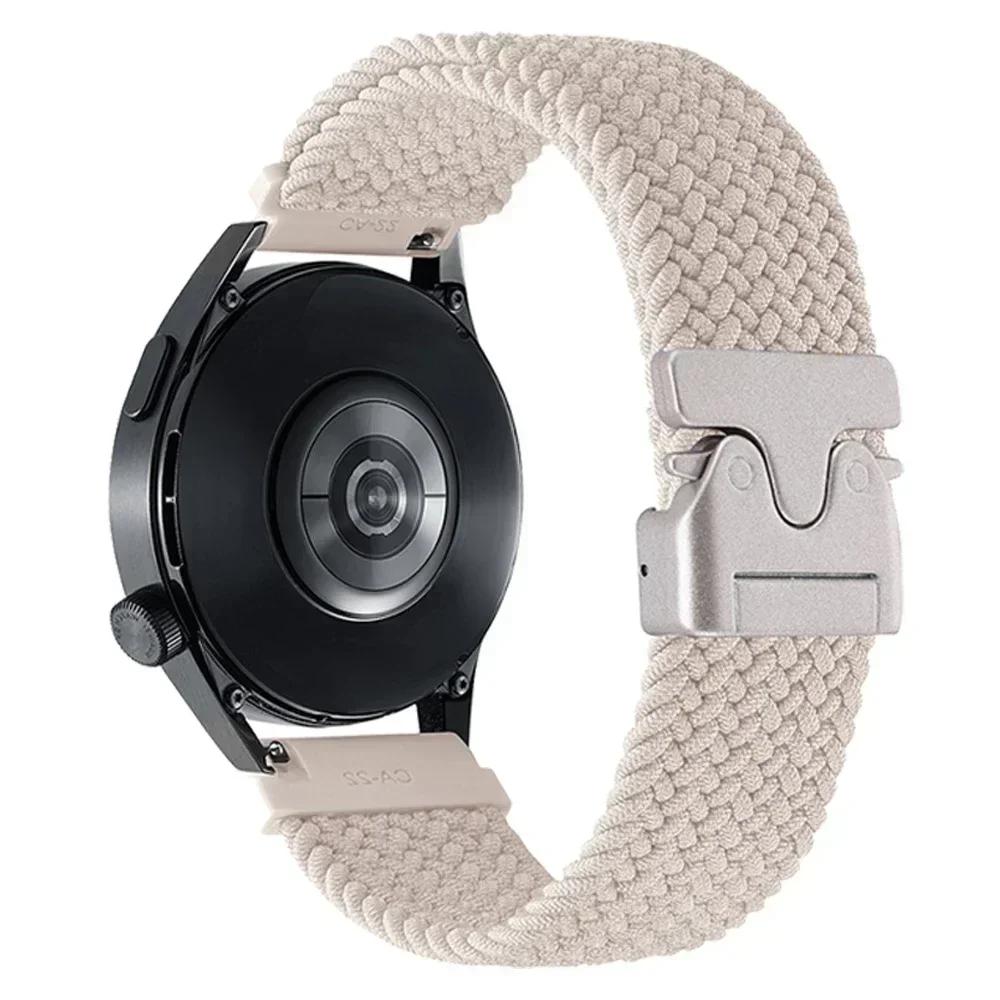 Эластичный нейлоновый браслет для Samsung Galaxy Watch3 7 6 5 4 44мм 40мм 5 pro 45мм Спортивный ремешок Galaxy Watch6 Classic 47мм 43мм Ремешки