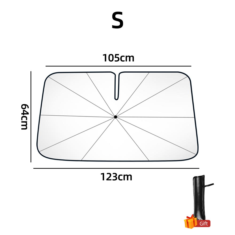 Newest Car Windshield Sunshade Umbrella with 360°Rotation Bendable Handle Front Window Sun shade UV Protection Heat Insulation