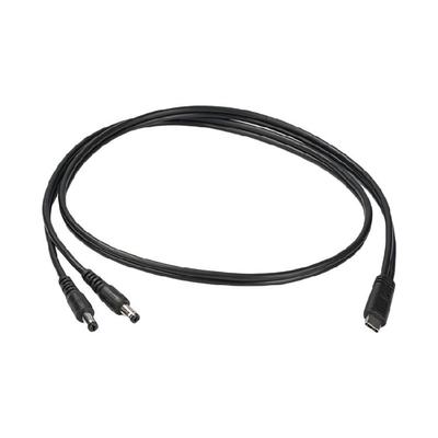 Зарядный кабель USB C на двойной DC5.5x2.5мм для электроники и инструментов 20В 65Вт 3.28 фута
