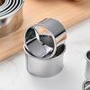 Mousse Circle Round Stainless Steel Graduated Circle Pastry Cutters
