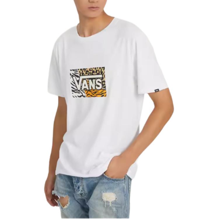 Vans T Shirts Men's White Crew Neck Moderate VN0A7TRTWHT