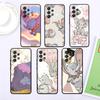 Милый мультфильм Дамбо для Samsung A53 A52 A33 A32 A51 A71 A21S A13 A73 A50 A22 A23 A03 A72 A54 A12 5G черный чехол для телефона из ТПУ
