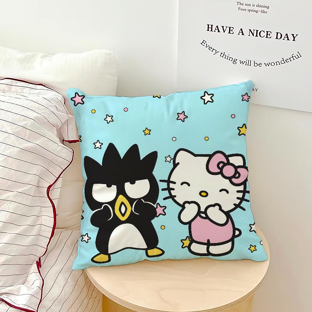 Funny Cute H-Hello K-Kitty B-Badt M-Maru Sro Comfort Soft Hogar Pillowcase Sofa Living Room Bed Home Decor Protective Covers