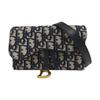 [Б/у] Классическая сумка-седло Saddle Classic Oblique Print Belt Embroidered Saddle Bag Shoulder Crossbody Bag - в очень хорошем состоянии #170GYP9