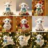 Плоская 2D Коза Подвеска на Зеркало Заднего Вида Автомобиля Акриловый Кулон Украшение на Елку Брелоки для Сумки