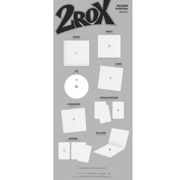 RYU SUJEONG 2nd Mini Album 2ROX RYU Digipack Ver