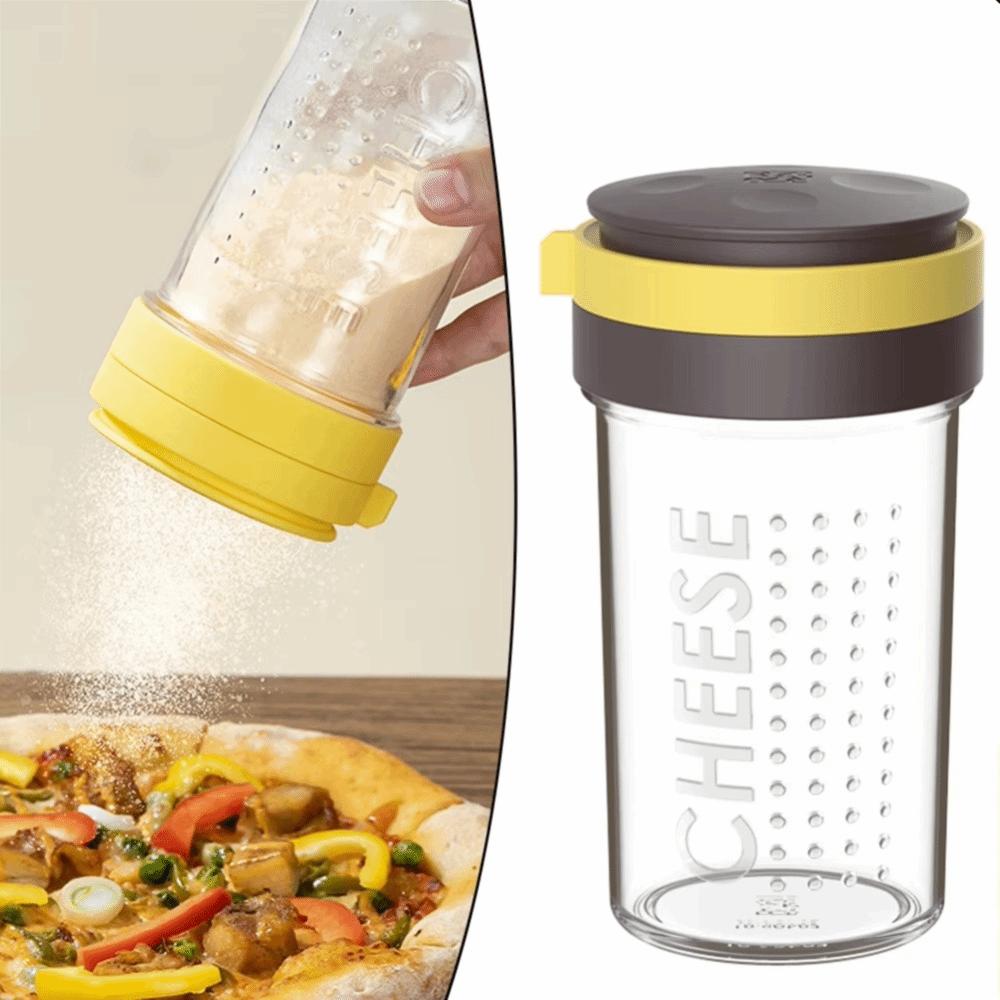 Rotatable Lid Grated Cheese Bottle Dustproof Barbecue Seasoning Jar Cheese Sprinkler Cumin Powder