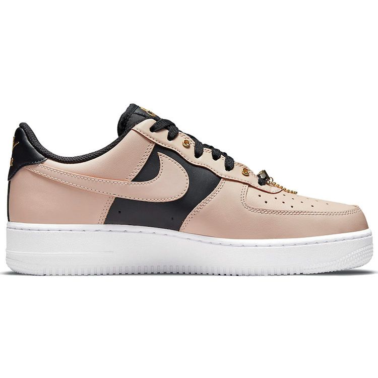 Nike Air Force 1 07 Premium Particle Бежевые мужские кроссовки коричневые черные белые DA8571-200