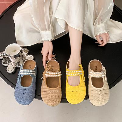 Праздничные туфли Мэри Джейн Женские тапочки на танкетке Юбка Бант Однословные туфли