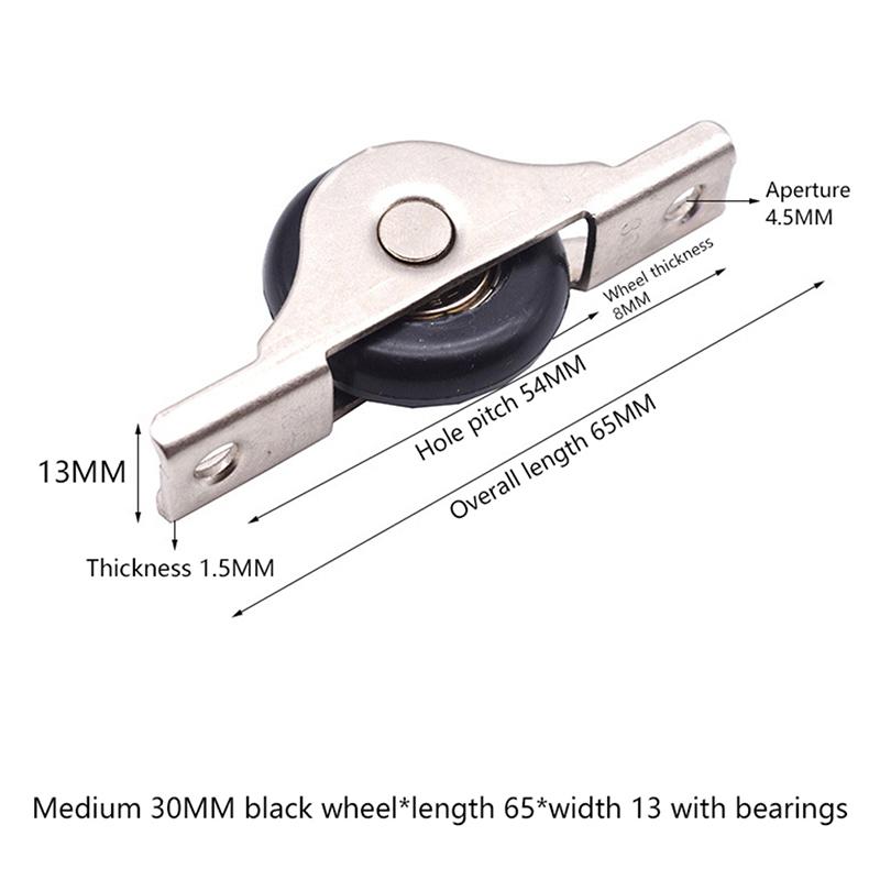 Mute Wheel Sliding Door Wheel Cupboard Groove Load-Bearing Pulley Wardrobe Wheel
