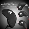 Set of 11 Golf Iron Covers with Magnetic Lightweight Neoprene Wedge and Iron Numbered Protective Covers Closure, Headcovers, (LT-018)