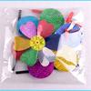 Kids Toy Colorful Sequins Windmill Wind Spinner Home Garden Yard Decoration