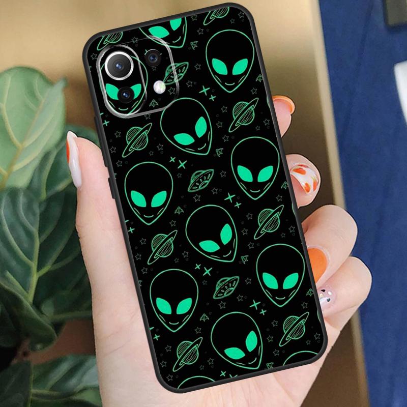 Мультяшный чехол с инопланетянином для Xiaomi 15T 14T 13T Pro 14 15 Ultra 17 Pro Max POCO X7 F8 Pro X5 X6 F5 F6 F7 Чехол