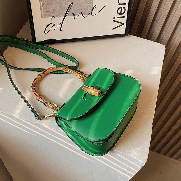 Дизайнерская женская сумка с бамбуковой ручкой, роскошные дизайнерские сумки через плечо для женщин, высококачественная сумка через плечо, женский кошелек