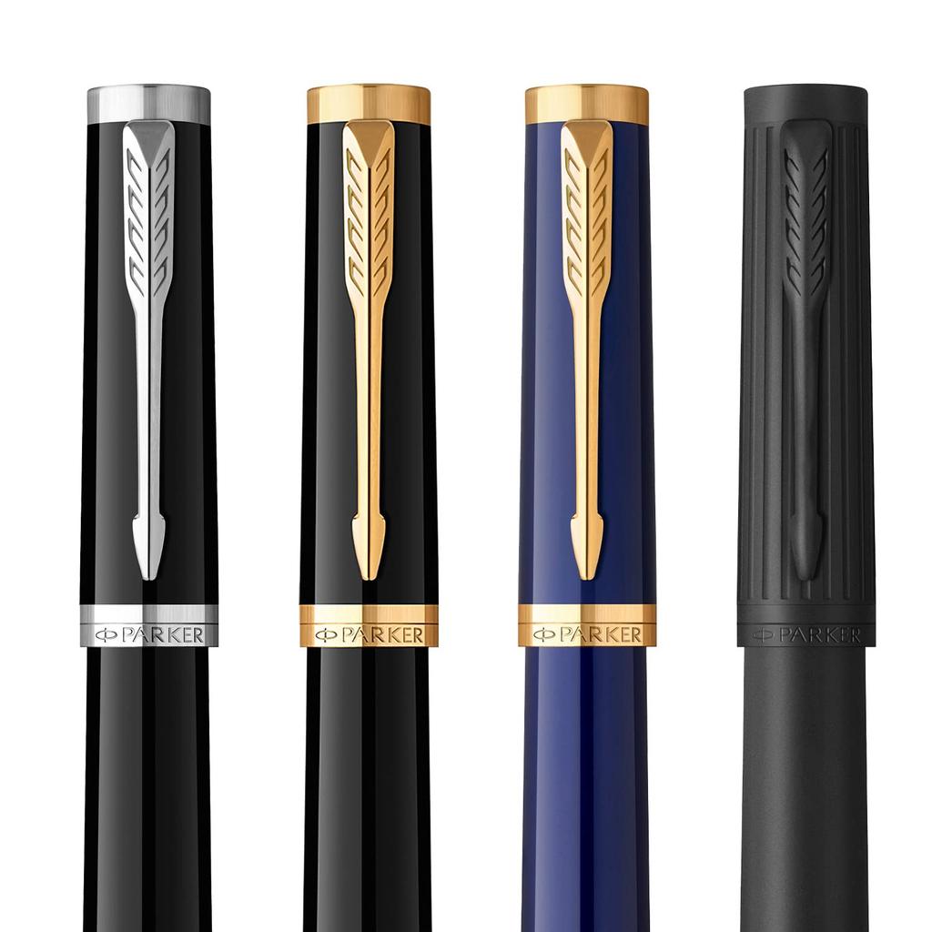 Перьевая ручка PARKER Ingenuity Black BT Fine Point в подарочной коробке, подлинный импортный продукт 2182629