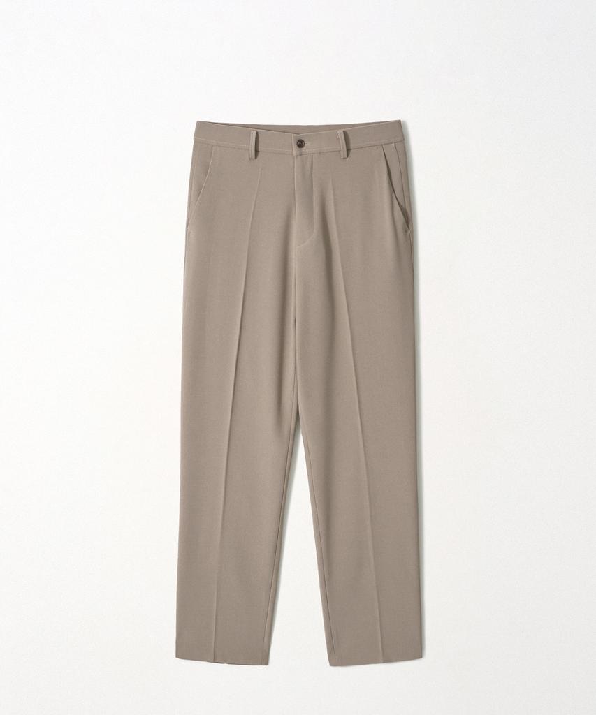 EZIO Classic Hidden Banding Slacks_Beige