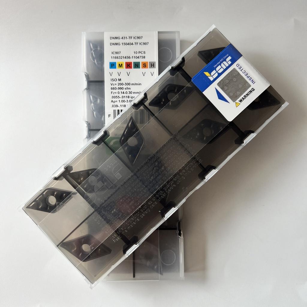 ISCAR / DNMG150404-TF IC907 / Промышленные сменные твердосплавные пластины 10 шт.