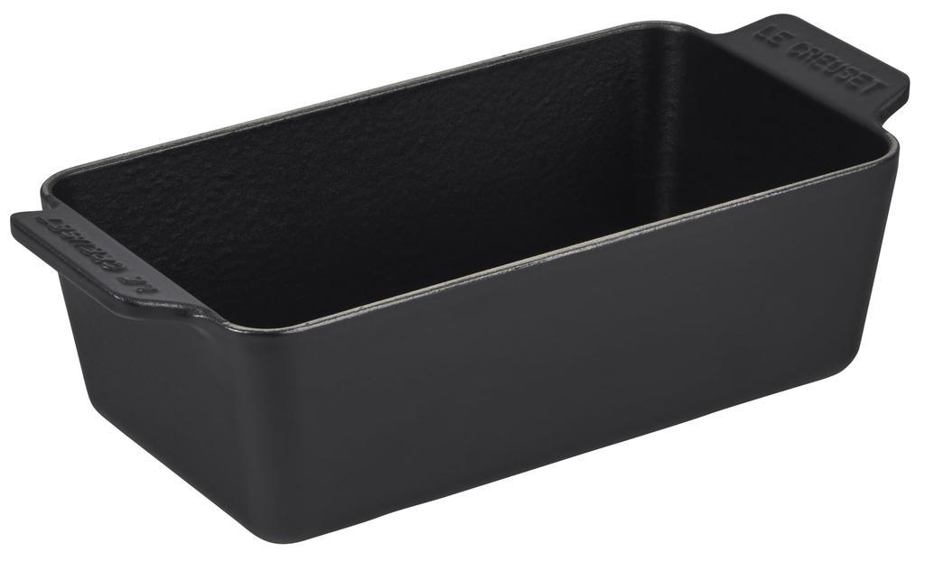 LE CREUSET Loaf Pan 23cm Matte Black Cake Pan Bread Terrine Mold Cast Enamel Pot Gas IH Oven Compatible Japanese [Authorized Product]