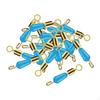20 Fishing Swivels, Line Connectors, Ball Bearing Swivels for Ice Fishing, Saltwater